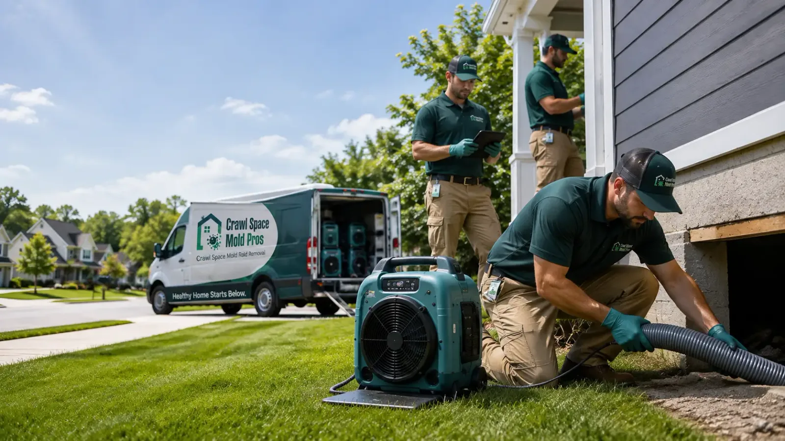 Crawl Space Mold Removal in New Philadelphia, PA
